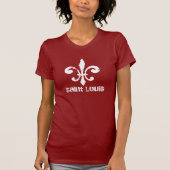 St Louis MO Fleur De Lis in het wit T-shirt (Voorkant)