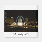 St Louis, MO Magneet (Voorkant)