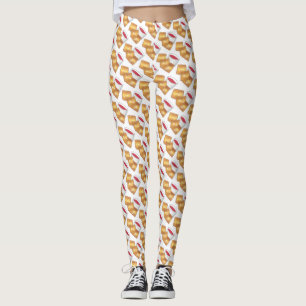St. Louis MO Missouri Toasted Fried Ravioli Food Leggings