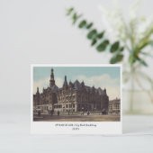 St. Louis MO, oud briefkaart stadhuis (Staand voorkant)