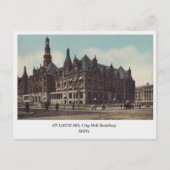 St. Louis MO, oud briefkaart stadhuis (Voorkant)