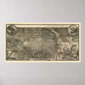 St. Louis, MO Panoramic Map - 1876 Poster (Voorkant)