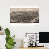 St. Louis, MO Panoramic Map - 1895 Poster (Thuiskantoor)