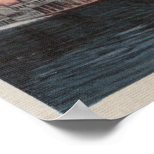 St. Louis, MO - Uitzicht Natchez & Robert E. Lee Poster (Hoek)