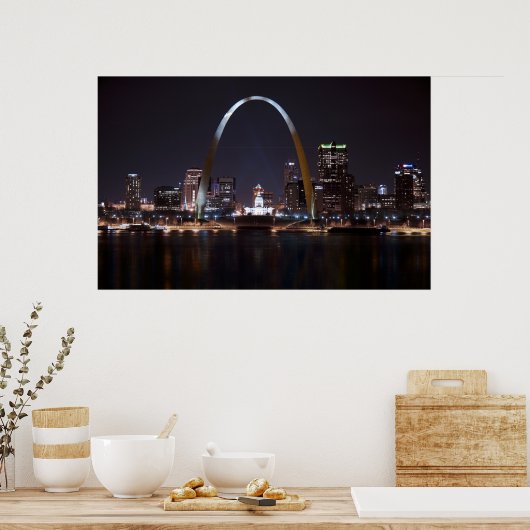 St. Louis Night Poster (Keuken)
