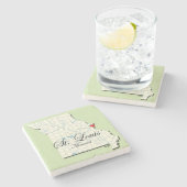 St. Louis Onderzetter, Saint Louis Onderzetters, Stenen Onderzetter (Zijkant)