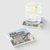 St.Louis, oom Bills Pancakes, Saint Louis-Onderzet Stenen Onderzetter (Zijkant)