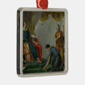 St. Louis pardon Mauclerc Metalen Ornament (Rechts)