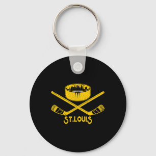 St. Louis Retro ijshockey liefhebber sticks State  Sleutelhanger