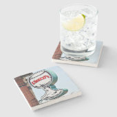 St. Louis, Rigazzi's, The Hill, Saint Louis Onderz Stenen Onderzetter (Zijkant)