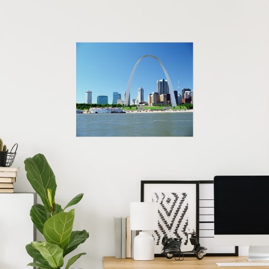 ST. LOUIS RIVER FRONT POSTER (Thuiskantoor)