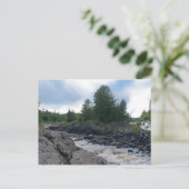 St. Louis River Rocks en Rapids Briefkaart (Staand voorkant)