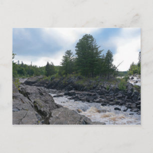 St. Louis River Rocks en Rapids Briefkaart