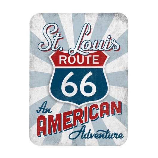 St Louis Route 66 Amerika Missouri Magneet (Verticaal)