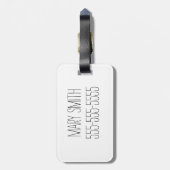 St. Louis Skyline Bagagelabel (Achterkant verticaal)