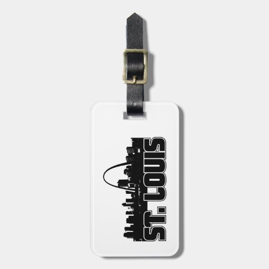 St. Louis Skyline Bagagelabel (Voorkant verticaal)