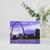 St. Louis Skyline Briefkaart (Staand voorkant)