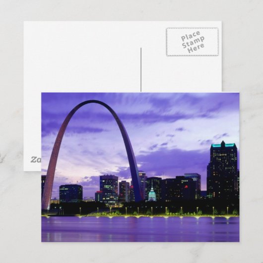 St. Louis Skyline Briefkaart (Voorkant / Achterkant)