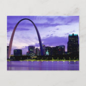St. Louis Skyline Briefkaart (Voorkant)