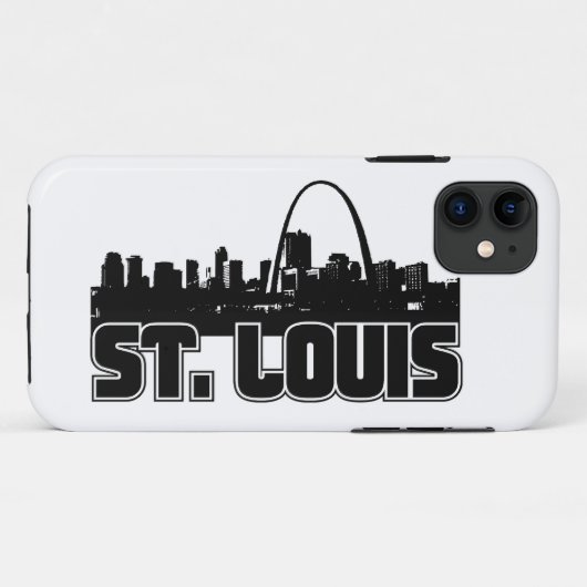 St. Louis Skyline Case-Mate iPhone Case (Achterkant (horizontaal))