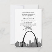 St. Louis Skyline CityScape Uitnodiging voor een b (Voorkant)