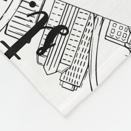 St. Louis Skyline Fleece Deken (Hoek)