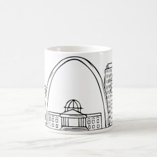 St. Louis Skyline Koffiemok