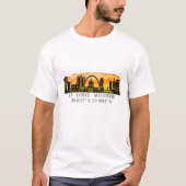 St. Louis Skyline Latitude Unisex T-Shirt (Voorkant)