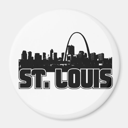 St Louis Skyline Magneet (Voorkant)