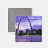 St. Louis Skyline Magneet (Voorkant / Achterkant)