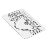 St. Louis Skyline Magneet (Rechterzijde)