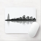 St. Louis Skyline Mousepad (b/w) Muismat (Met muis)