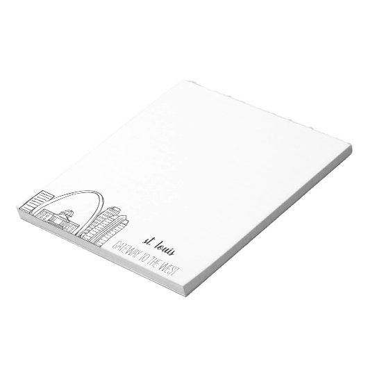 St. Louis Skyline Notitieblok (Linkerzijde)