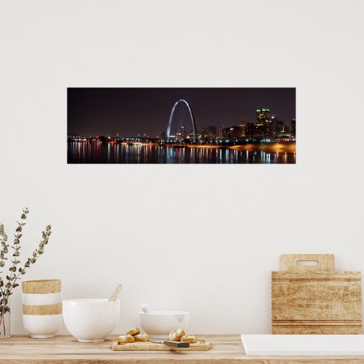 St. Louis Skyline Poster (Keuken)