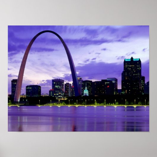St. Louis Skyline Poster (Voorkant)