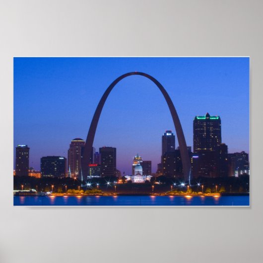 St. Louis Skyline Poster (Voorkant)