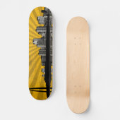 St. Louis Skyline Skateboard Deck (geel) (Voorkant)