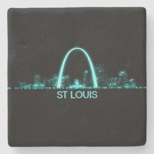 St Louis Skyline Stenen Onderzetter