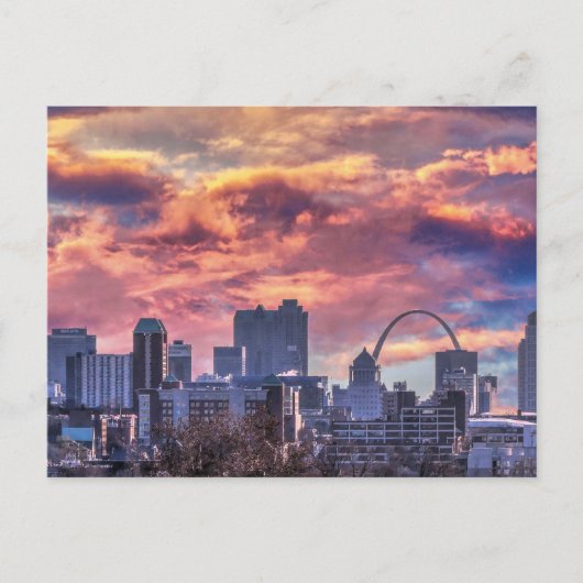St. Louis Sunrise Briefkaart (Voorkant)