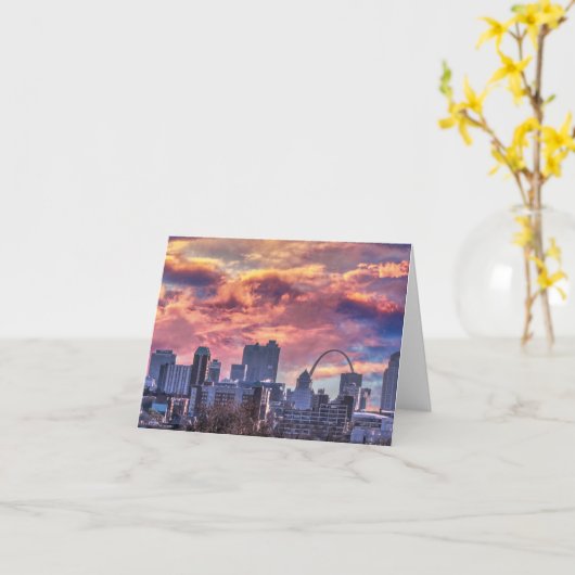 St. Louis Sunrise Kaart (Gele Bloem)