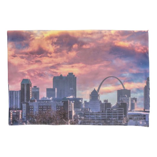 St. Louis Sunrise Kussensloop (Voorkant-Links)