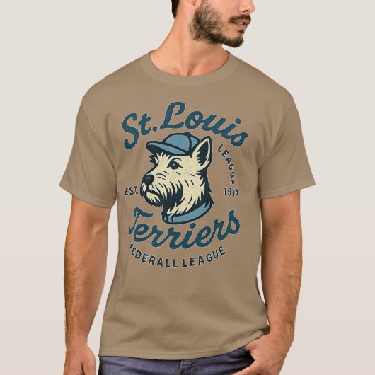 St. Louis Terriers - Missouri T-shirt (Voorkant)