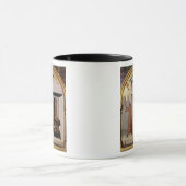 St. Louis Toulouse verschijnt aan het bed Mok (Midden)