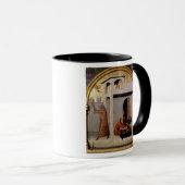 St. Louis Toulouse verschijnt aan het bed Mok (Voorkant rechts)