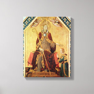 St. Louis van Toulouse die zijn broer crowt Canvas Afdruk