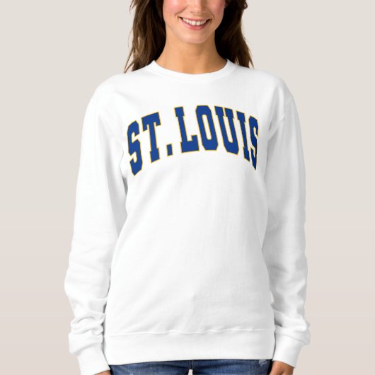 St. Louis Varsity College Style Sweatshirt (Voorkant)