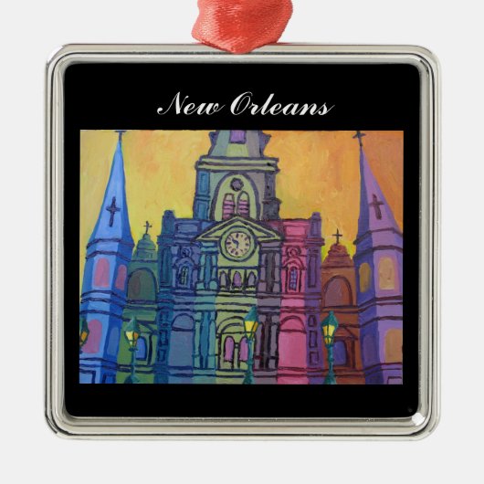 st-louis-versiering metalen ornament (Voorkant)