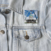 St Louis Vierkante Button 5,1 Cm (In situ)