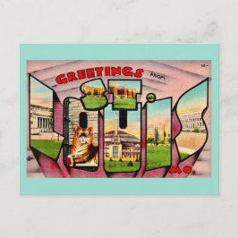 St Louis Vintage Ansichtkaart Briefkaart