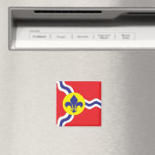 St. Louis vlag Magneet (Insitu (Vaatwasser))